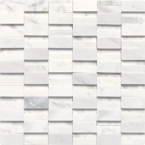 Contempo White Random - stone tile